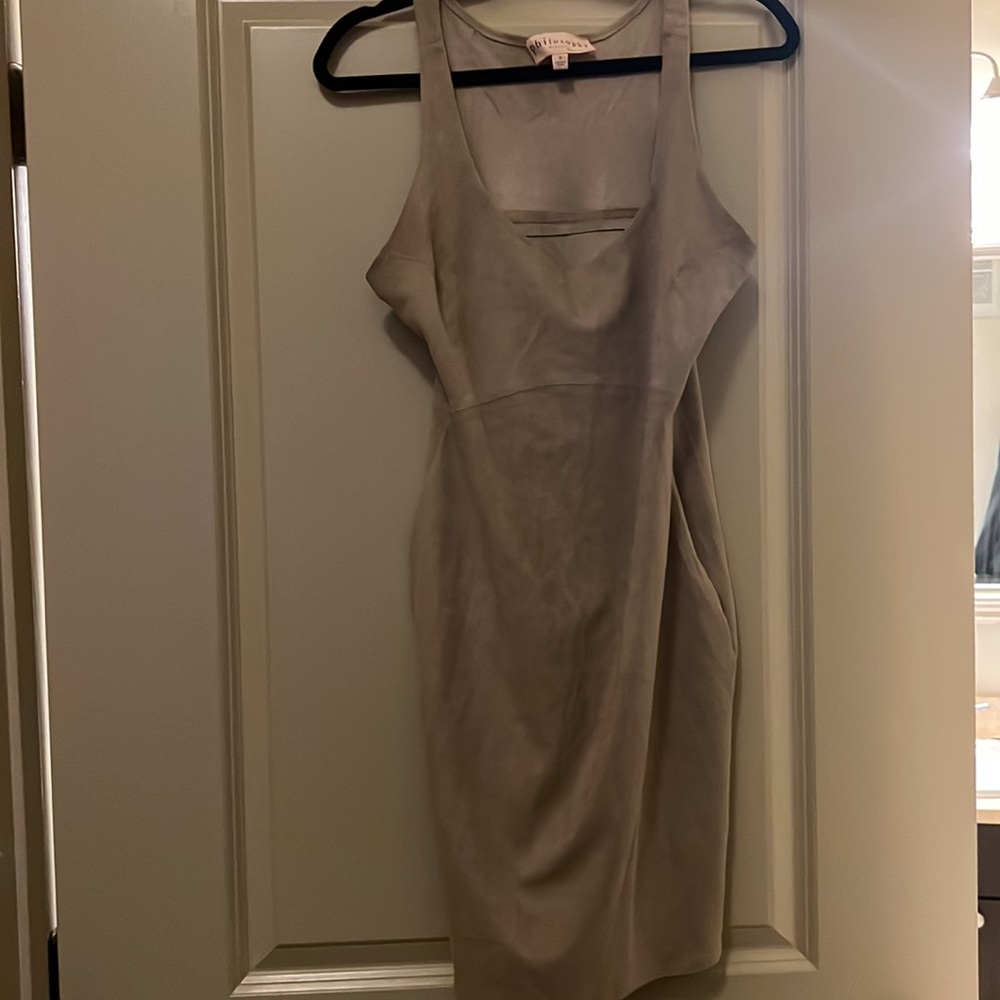 Suede Philosophy Mini Dress